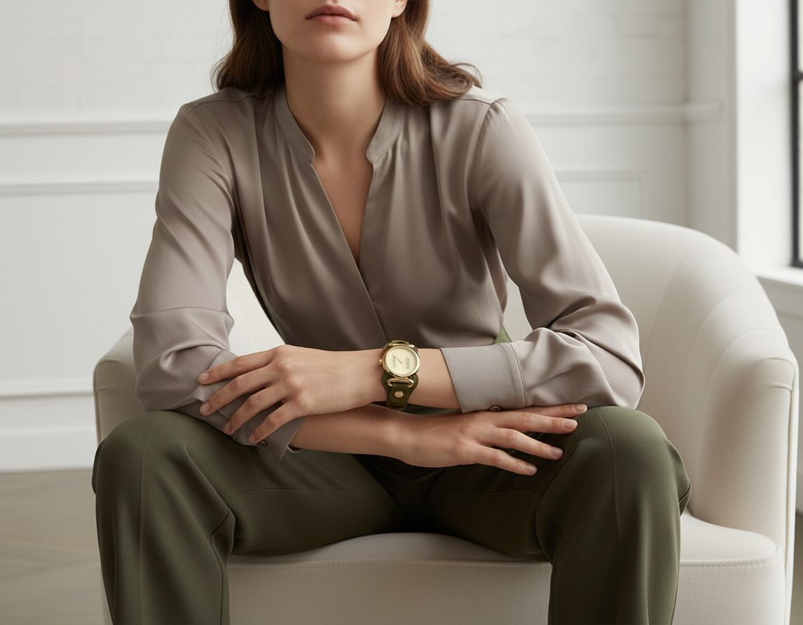 MARC JACOBS CUFF LEATHER WATCH