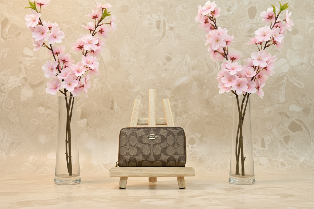 COACH MEDIUM ZIP AROUND WALLET