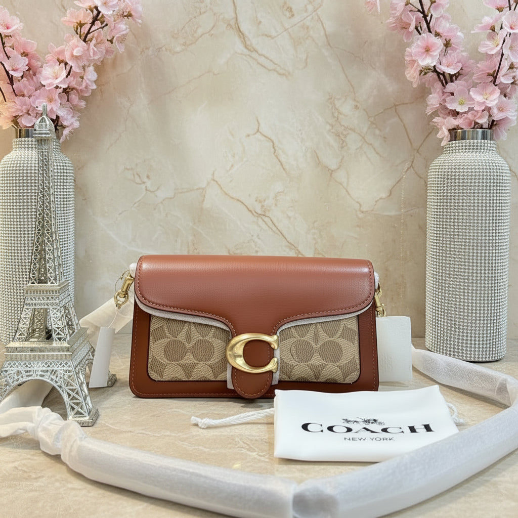 Coach Tabby Chain Clutch In Signature Canvas 21