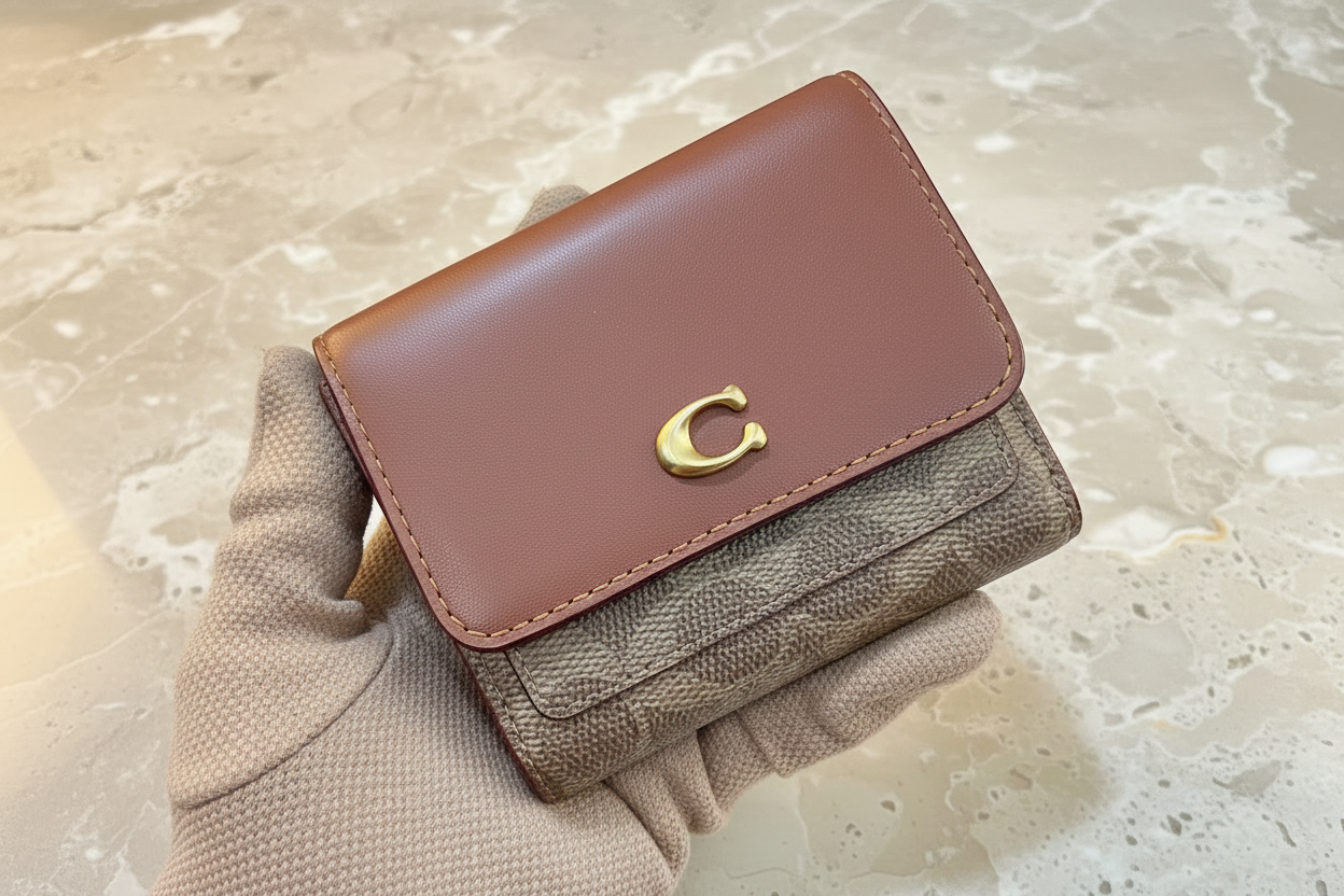 COACH MILA SMALL TRIFOLD WALLET