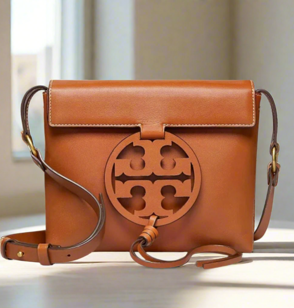 TORY BURCH MILLER CROSSBODY -  BROWN