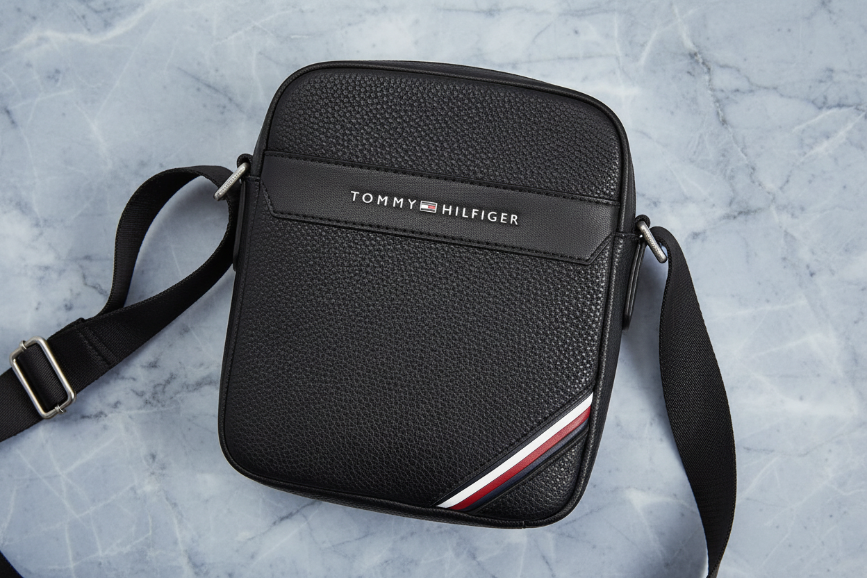 حقيبة كروس بودي صغيرة للرجال من تومي هيلفيغر -