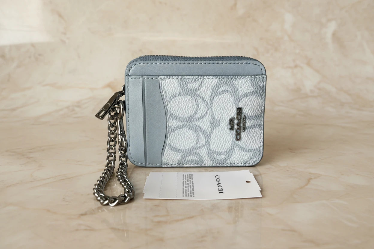 COACH ZIP CARD CASE