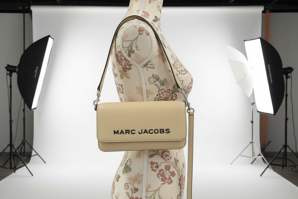 MARC JACOBS 3 IN 1 SHOULDER BAG/CROSSBODY/CLUTCH - MARSMALLOW COLOR