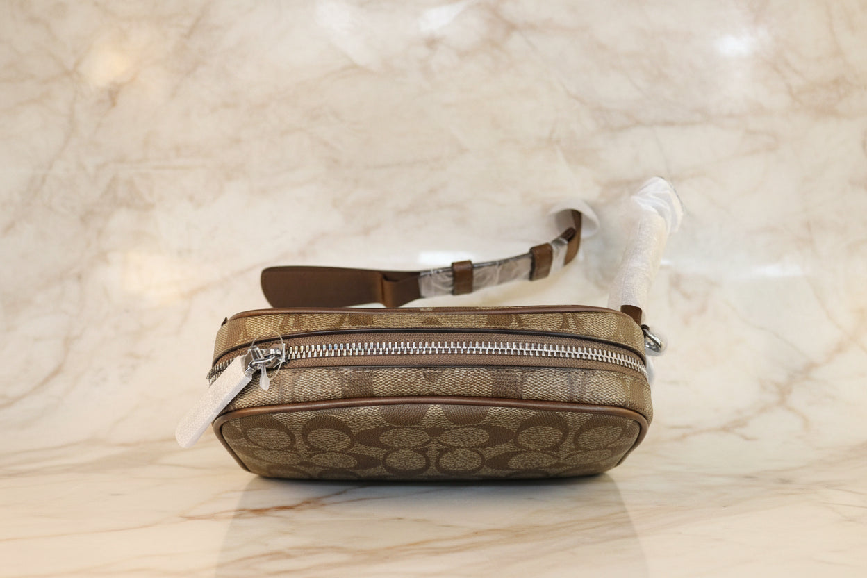 COACH PACE BODY BAG / BELTBAG - SIGNATURE BROWN