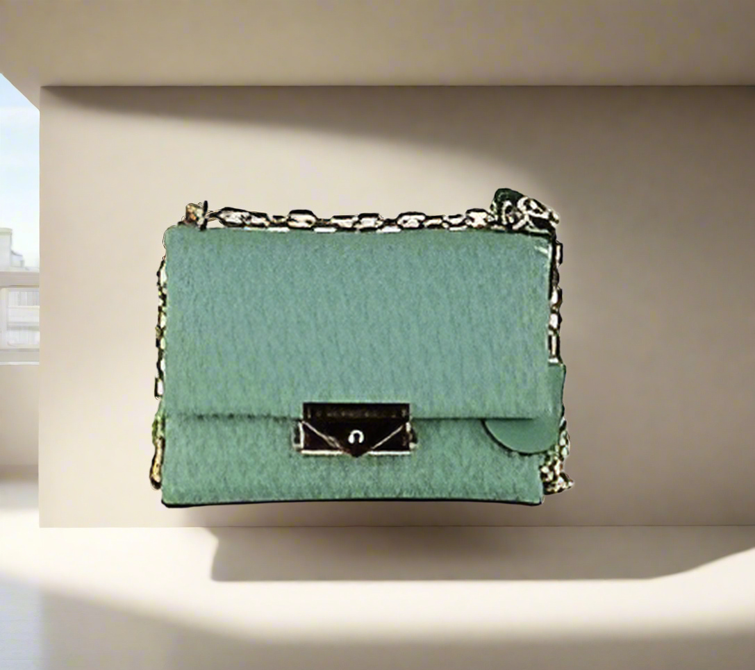MICHAEL KORS MINI CECE - MONO SEA GREEN