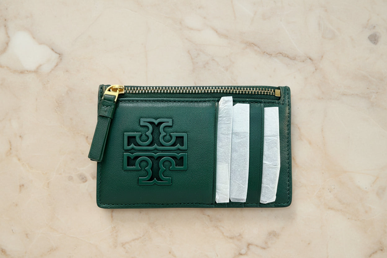 TORY BURCH LILY SLIM CARD CASE - NORWOOD COLOR
