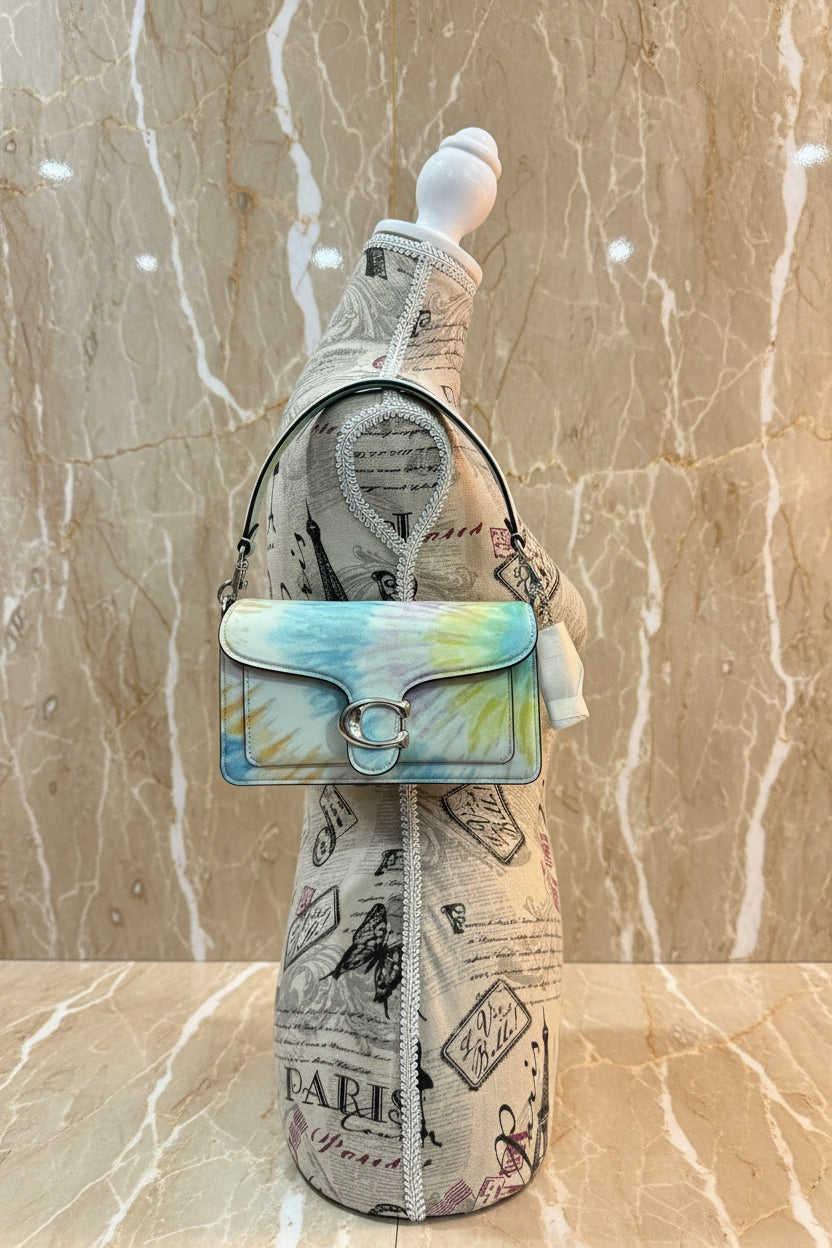 COACH TABBY 20 TIE DYE PRINT SHOULDER BAG/CROSSBODY BAG
