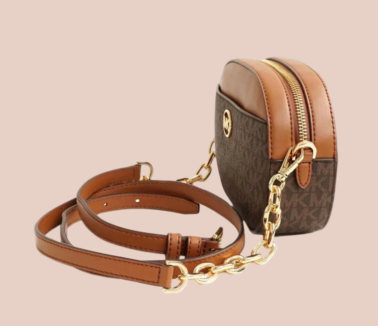 MICHAEL KORS GLAM OVAL CROSSBODY