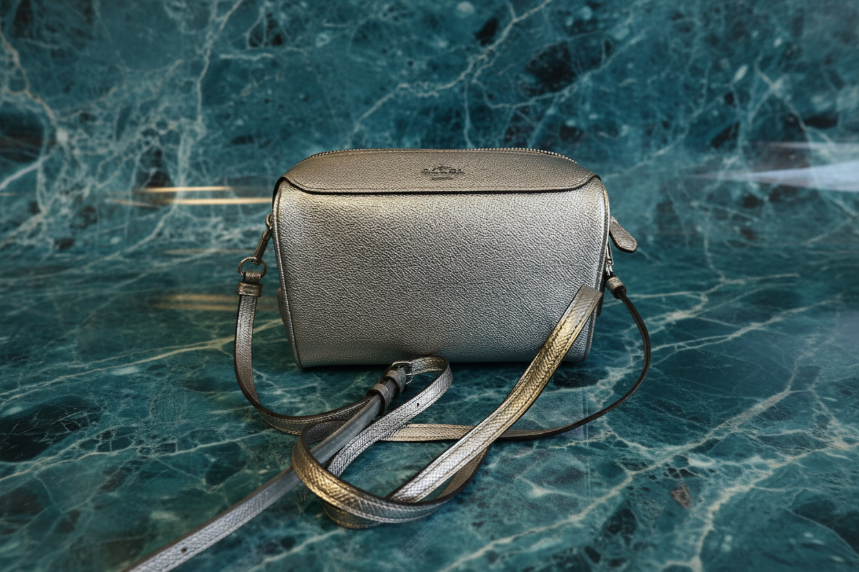 COACH BENETTE MICRO - PLATINUM GOLD