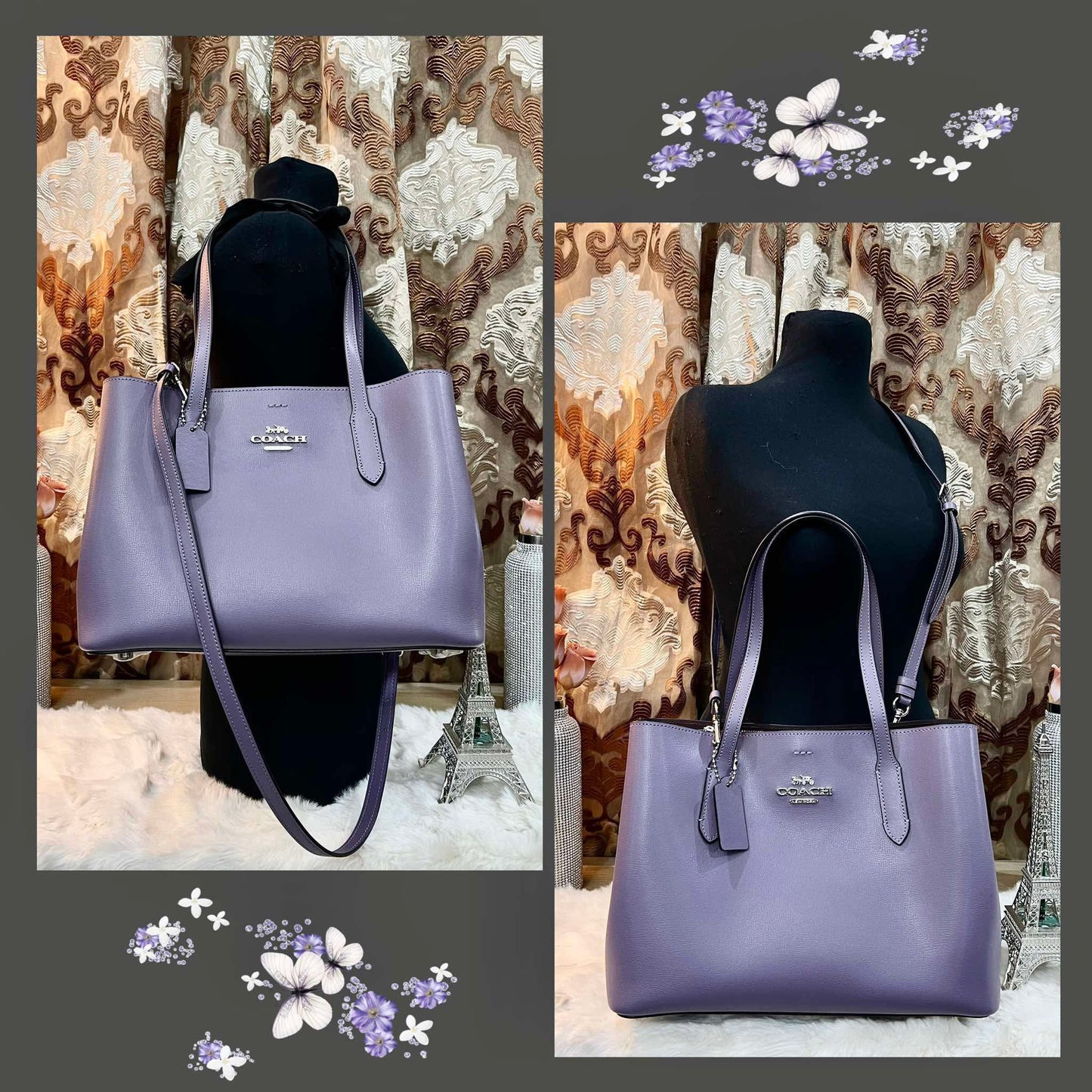 COACH AVENUE CARRYALL - DUSTY/LAVENDER COLOR