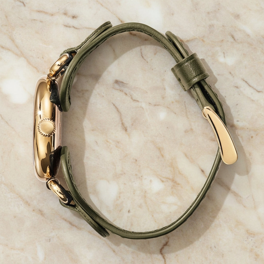 MARC JACOBS CUFF LEATHER WATCH