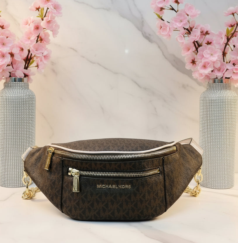 MICHAEL KORS MOTT BELTBAG/WAISTPACK ( RETAIL ITEM )