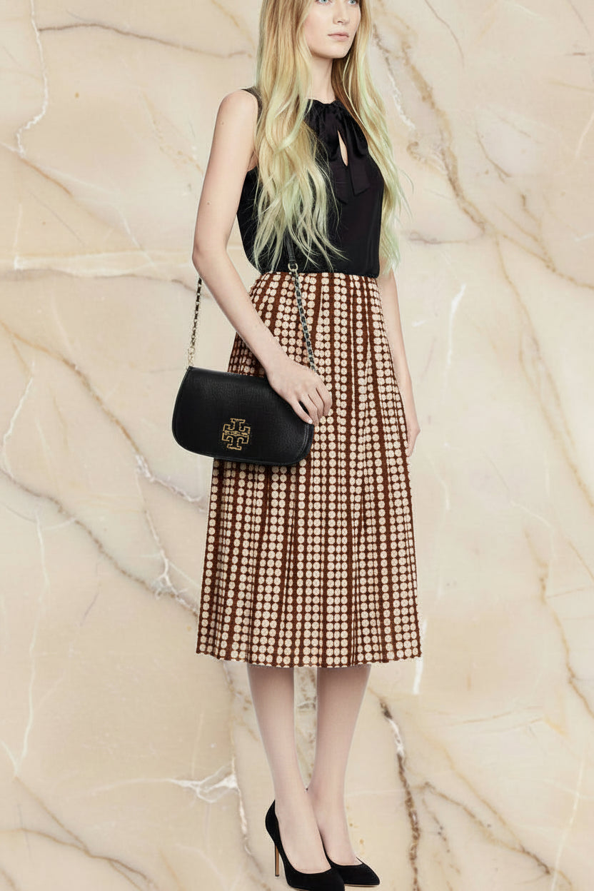 Tory Burch Britten Convertible Clitch Crossbody Chain Flap