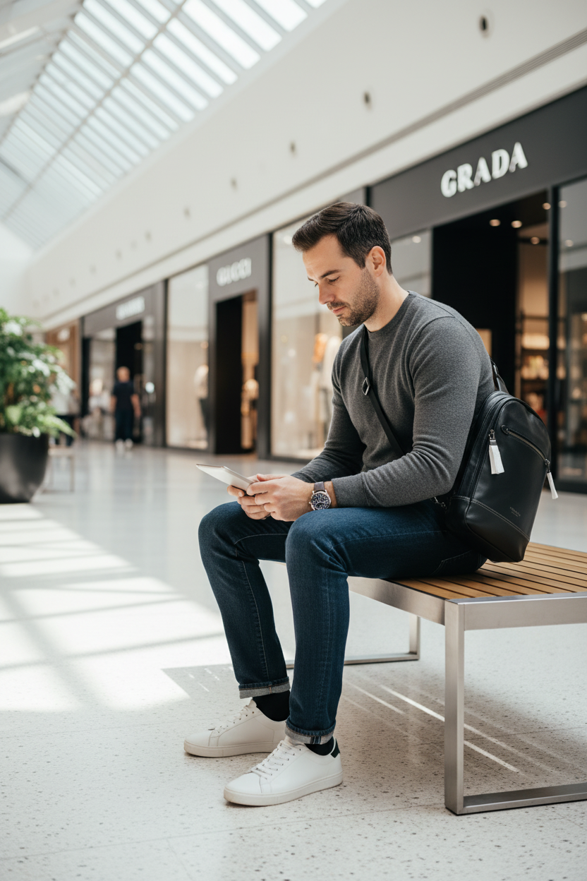 COACH GRAHAM SLINGPACK - BLACK LEATHER