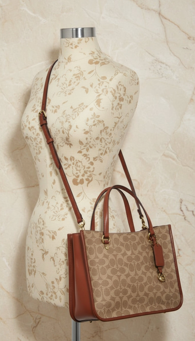 COACH TYLER CARRYALL 28 IN SIGNATURE CANVAS