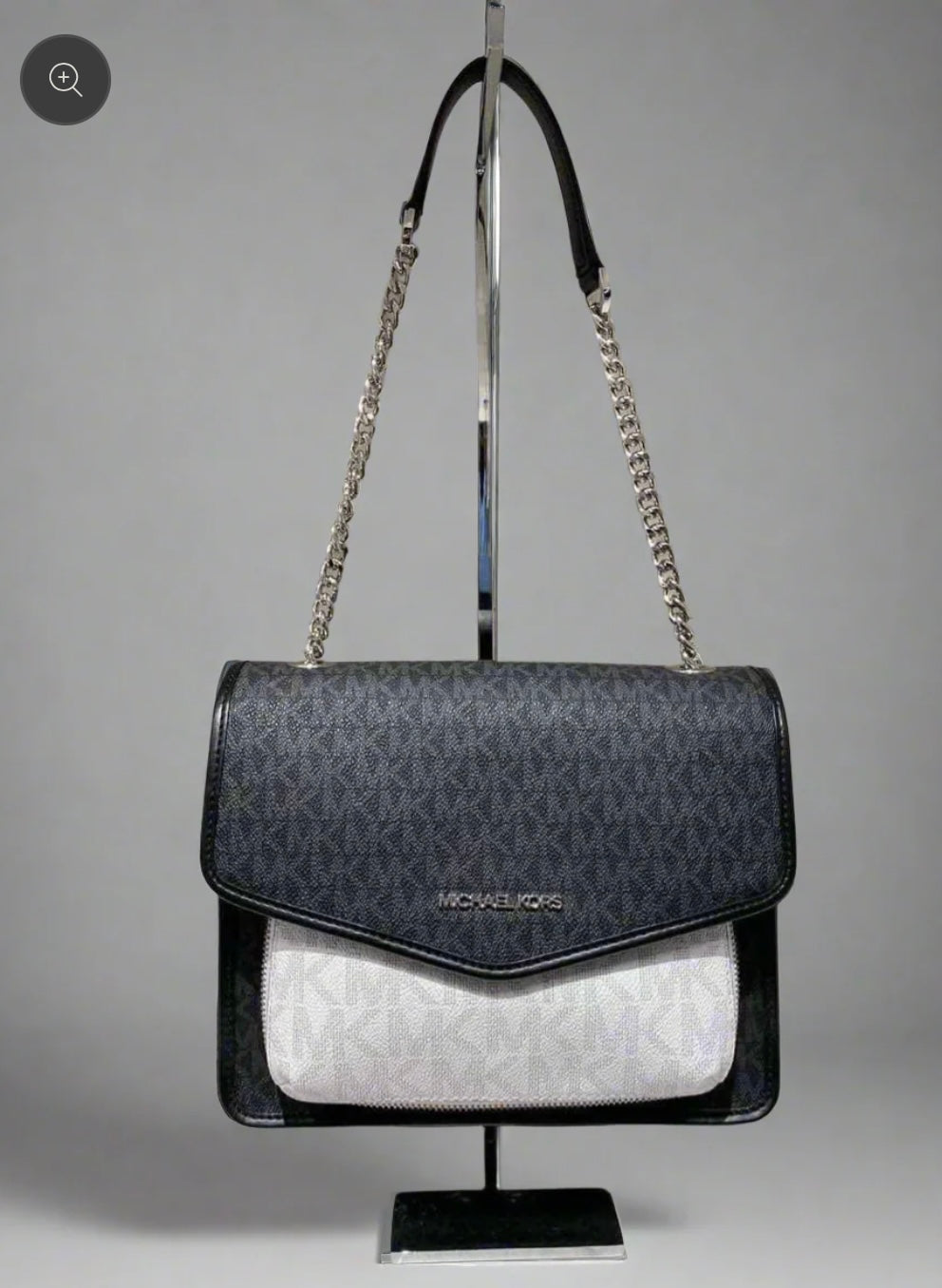 MICHAEL KORS REGINA MEDIUM FLAP CONVERTIBLE CHAIN SHOULDER BAG/CROSSBODY