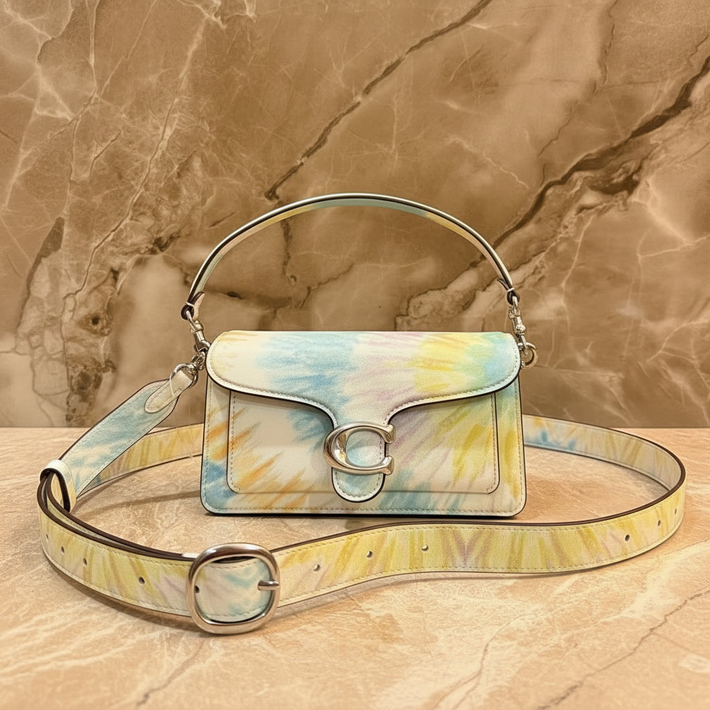 COACH TABBY 20 TIE DYE PRINT SHOULDER BAG/CROSSBODY BAG