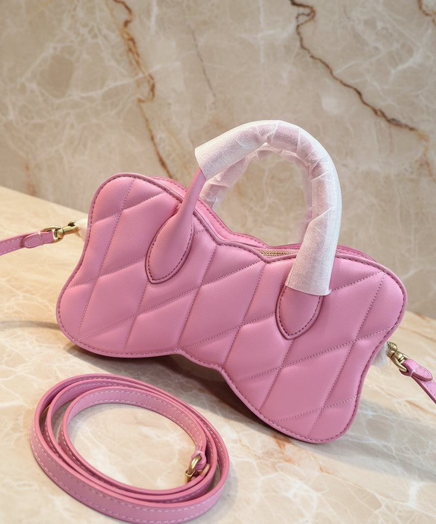 COACH BOW SATCHEL WITH QUILTING