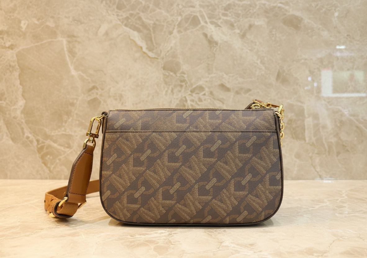 MICHAEL KORS EMPIRE SIGNATURE LOGO 2-IN-1 CROSSBODY BAG ( FROM BOUTIQUE STORE )
