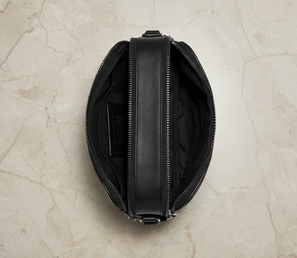 COACH GRAHAM CROSSBODY - SIGNATURE COATED CANVAS/CHARCOAL BLACK