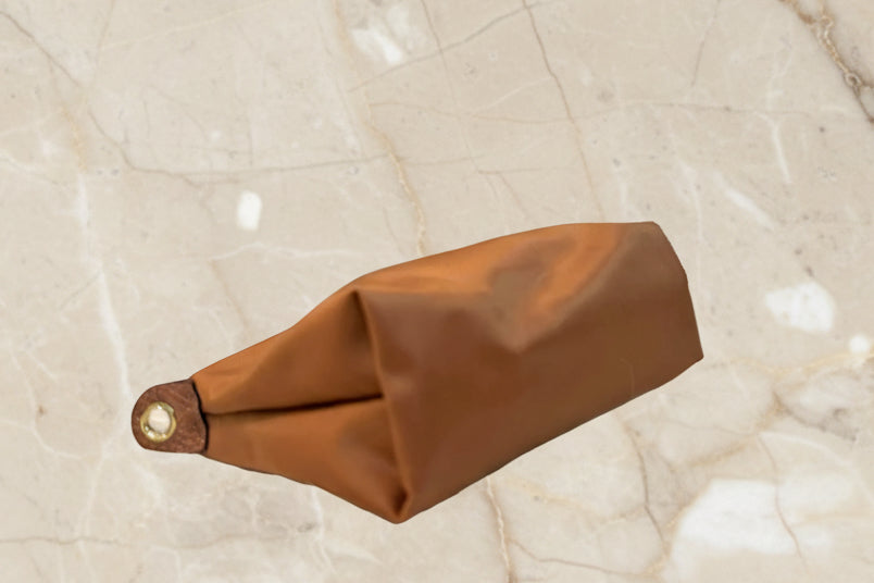 حقيبة لونغشامب مايكرو لو بلياج مع حزام - بني