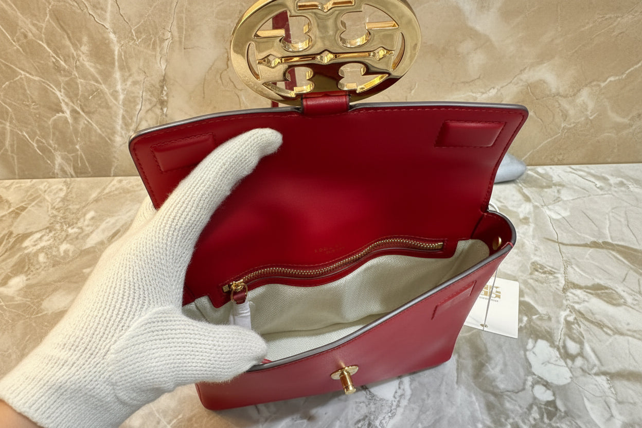 TORY BURCH MILLER STAINED GLASS LEATHER CROSSBODY
