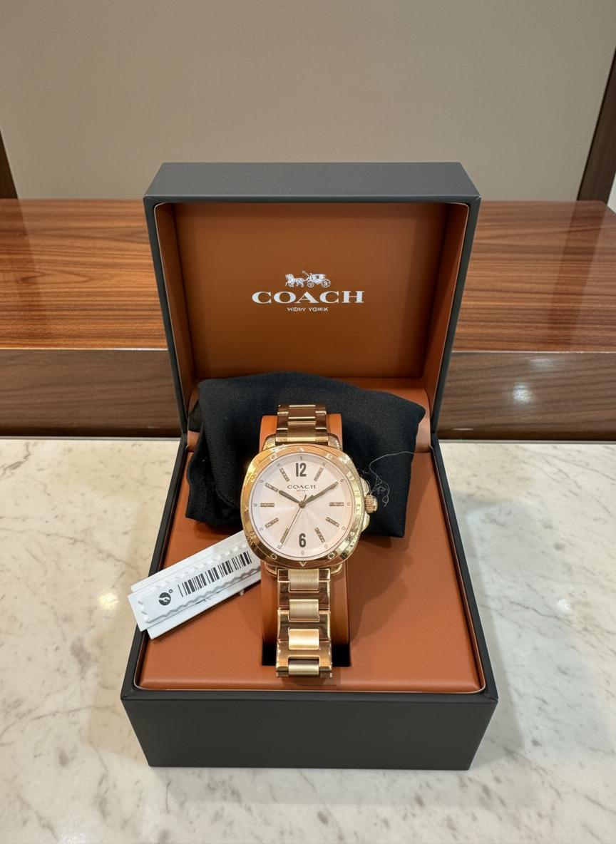 COACH KITT WATCH FOR WOMEN - ROSEGOLD
