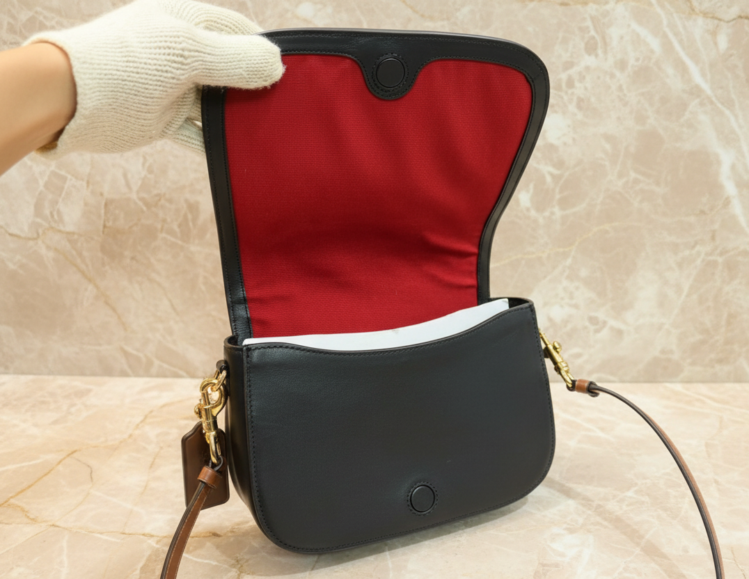 COACH SADDLE CROSSBODY IN SIGNATURE HORSE & CARRIAGE PRINT