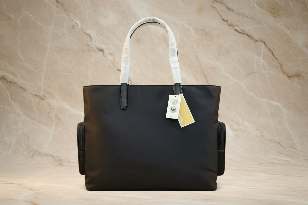 MICHAEL KORS KHAI LAPTOP TOTE - LARGE - BLACK