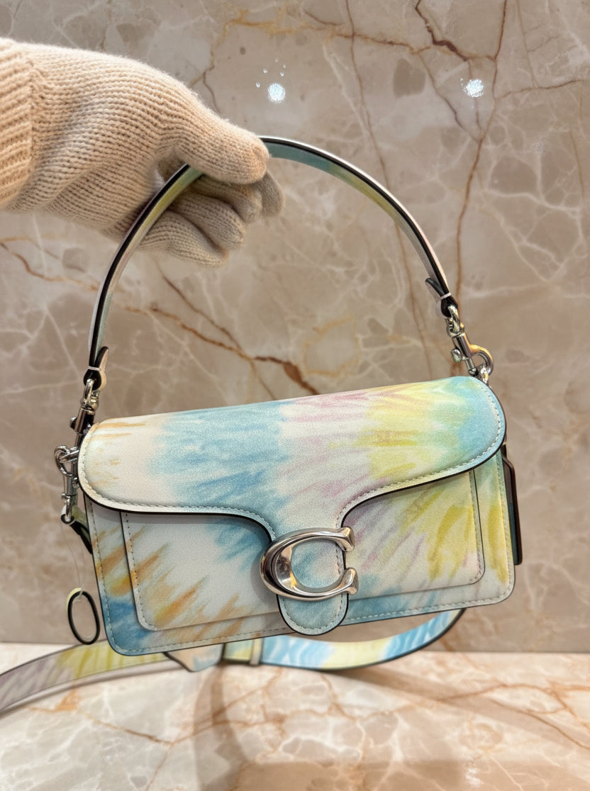 COACH TABBY 20 TIE DYE PRINT SHOULDER BAG/CROSSBODY BAG
