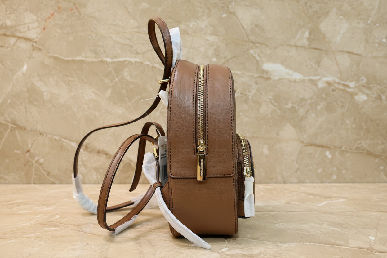 حقيبة ظهر مايكل كورس جايسي مقاس XS، لون بني مميز