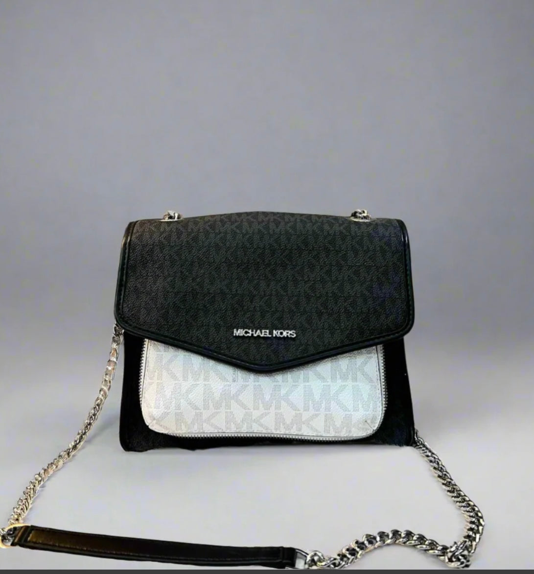 MICHAEL KORS REGINA MEDIUM FLAP CONVERTIBLE CHAIN SHOULDER BAG/CROSSBODY