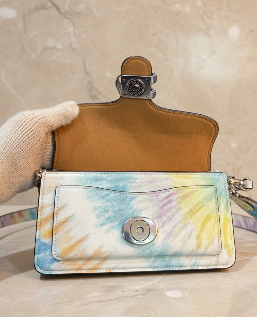 COACH TABBY 20 TIE DYE PRINT SHOULDER BAG/CROSSBODY BAG