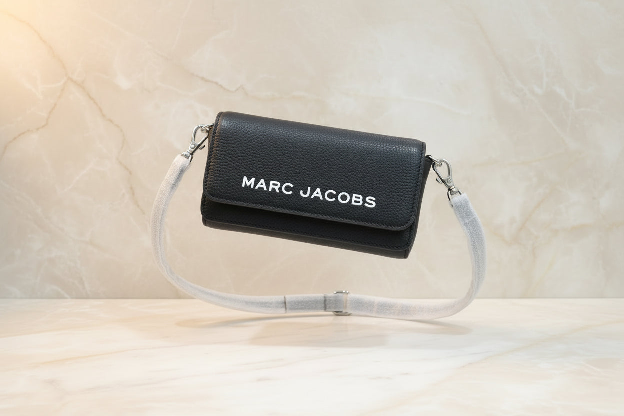 MARC JACOBS 3 IN 1 MINI SHOULDER BAG/CROSSBODY/CLUTCH - BLACK