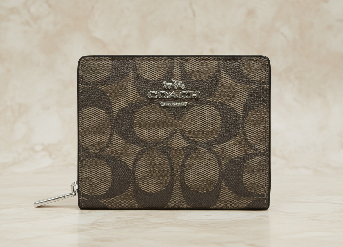 COACH SMALL SNAP BIFOLD WALLET
