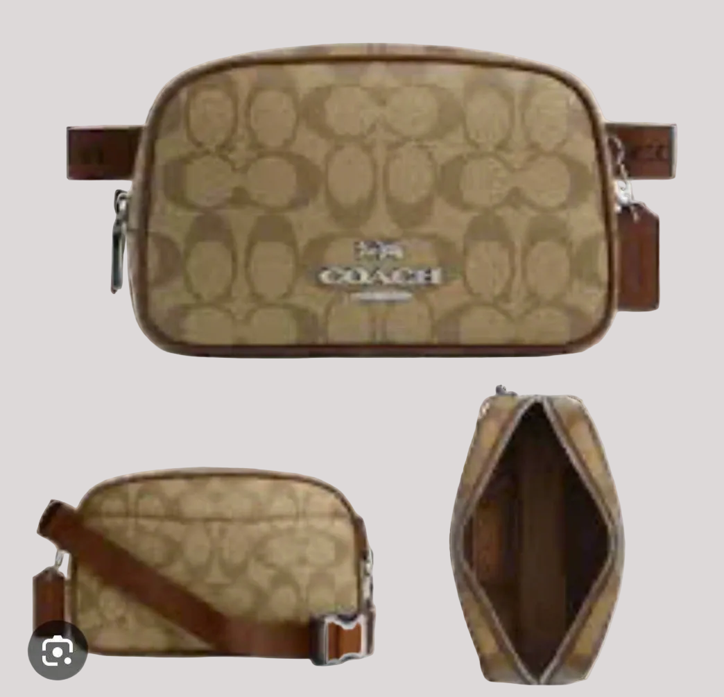 COACH PACE BODY BAG / BELTBAG - SIGNATURE BROWN