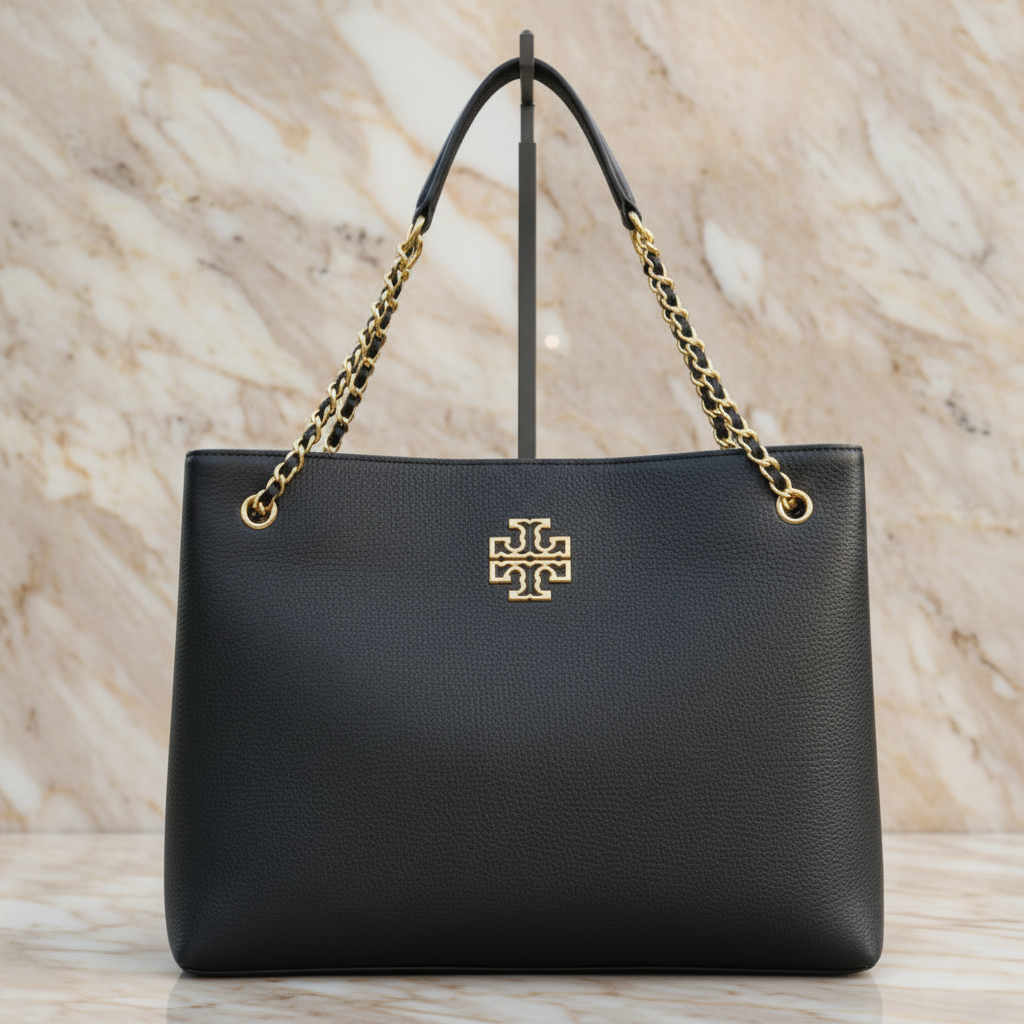 TORY BURCH BRITTEN TRIPLE COMPARTMENT TOTE