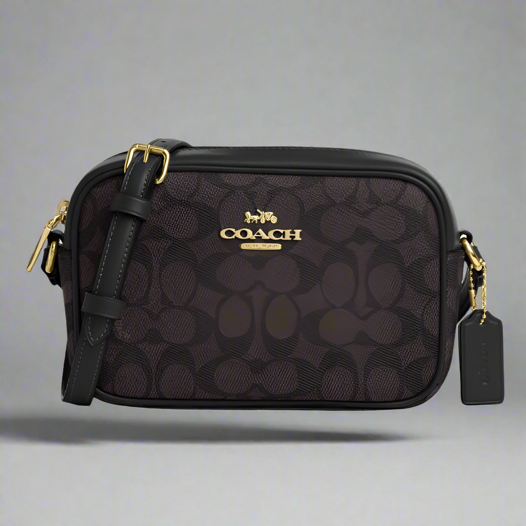 COACH MINI JAMIE SIGNATURE COATED CANVAS