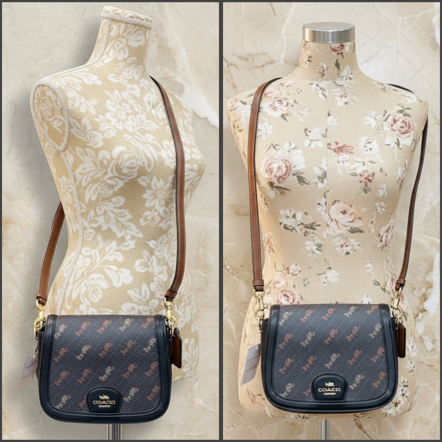 COACH SADDLE CROSSBODY IN SIGNATURE HORSE & CARRIAGE PRINT