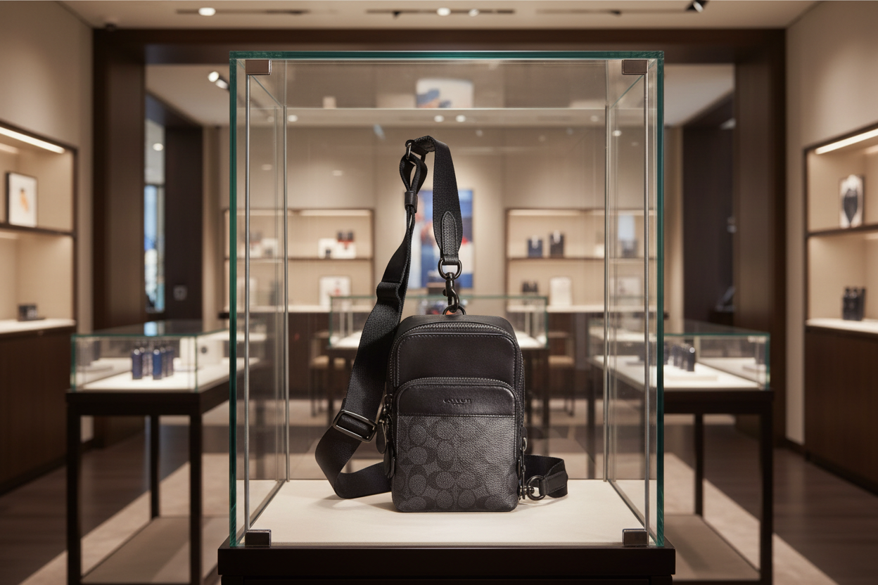 تخفيضات‼️ حقيبة ظهر/حقيبة كتف من كوتش جوثام، 13 مجسمًا صغيرًا للرجال، بدون بطاقة تعريف - (منتج تجزئة)