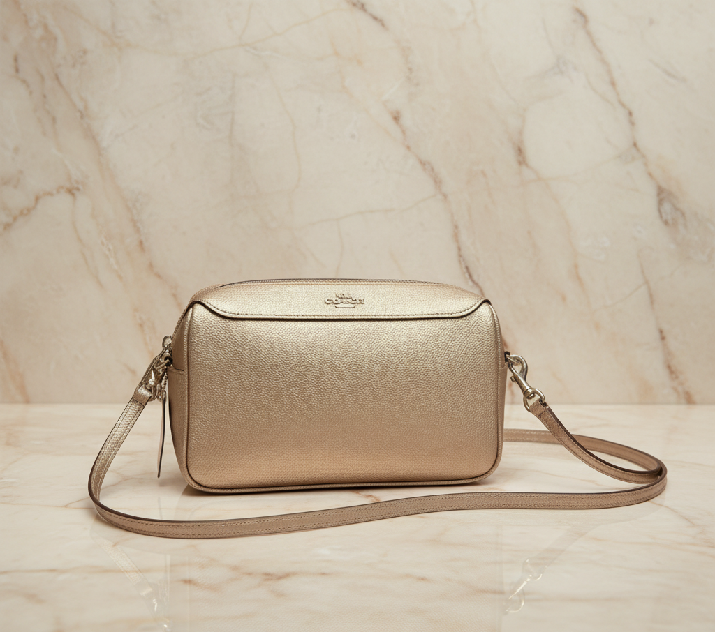 COACH BENETTE MICRO - PLATINUM GOLD