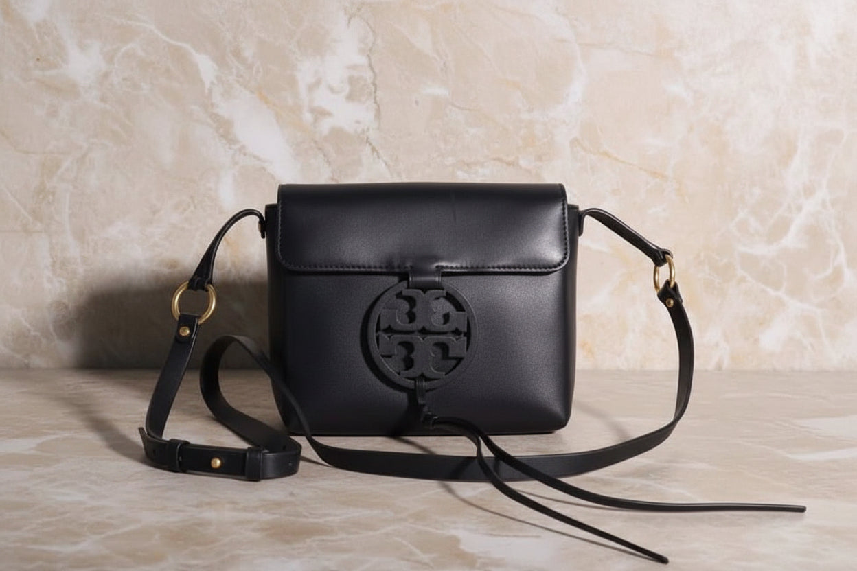 TORY BURCH MILLER CROSSBODY - BLACK