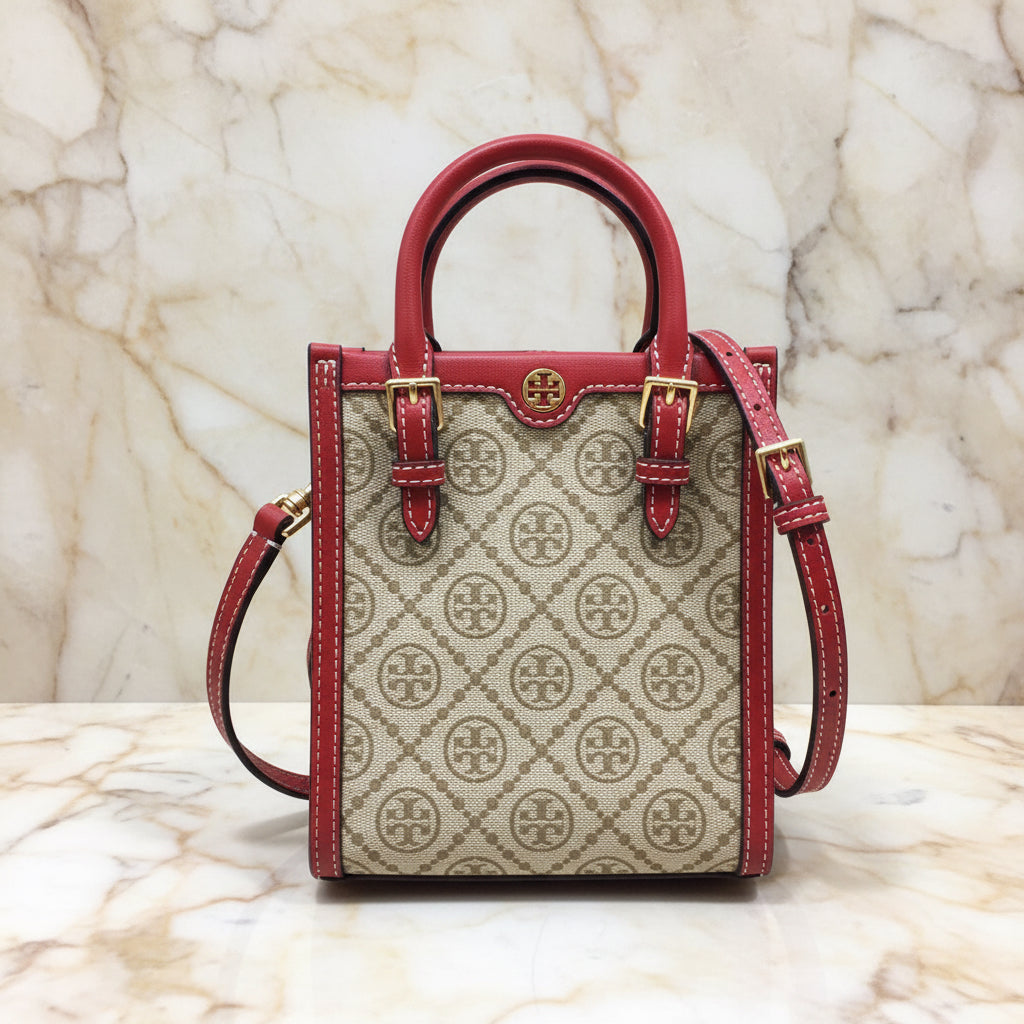 SALE‼️‼️TORY BURCH MINI JACQUARD T MONOGRAM TOTE -
