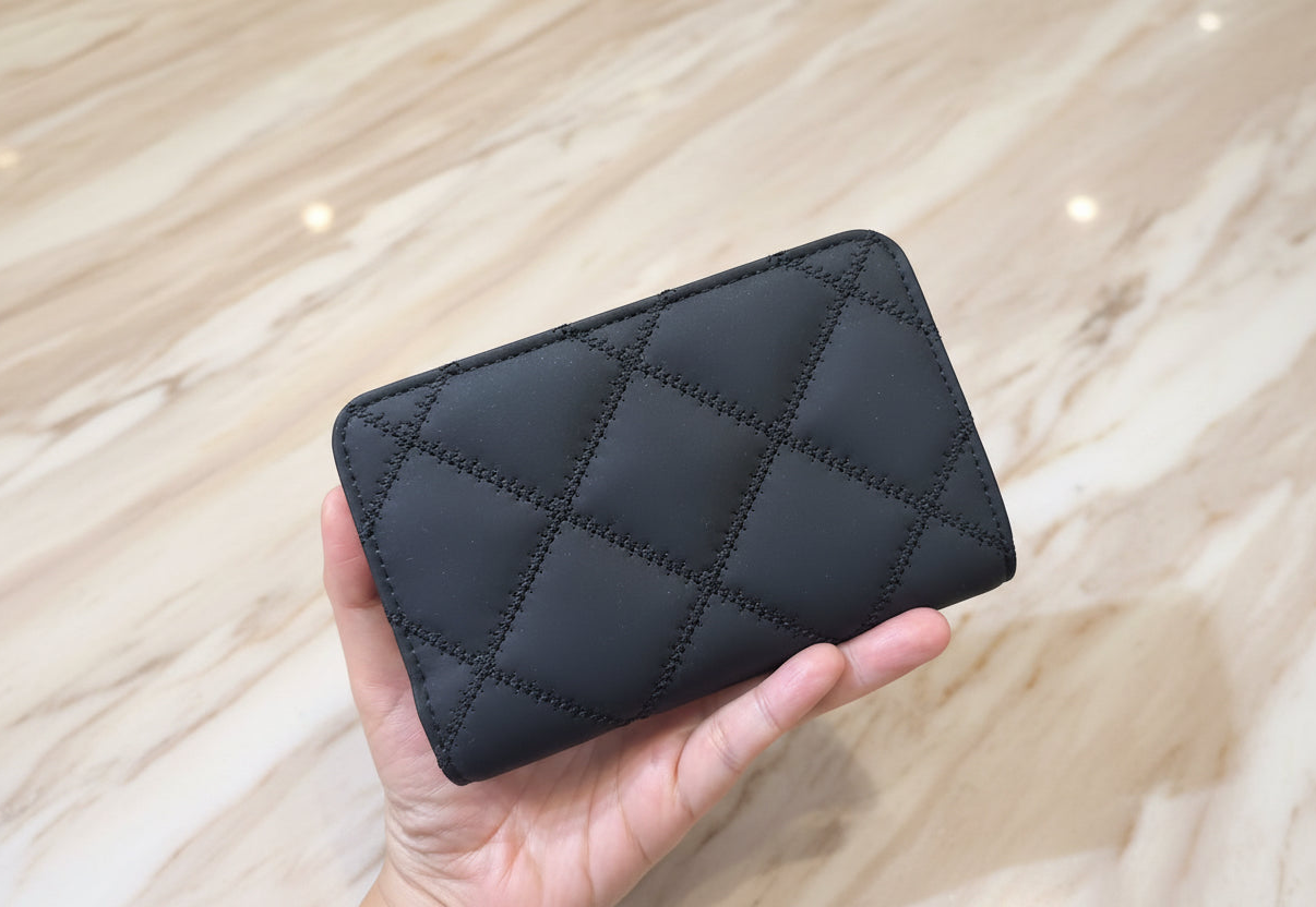TORY BURCH QUILTED WILLA MATTE MEDIUM FLAP WALLET