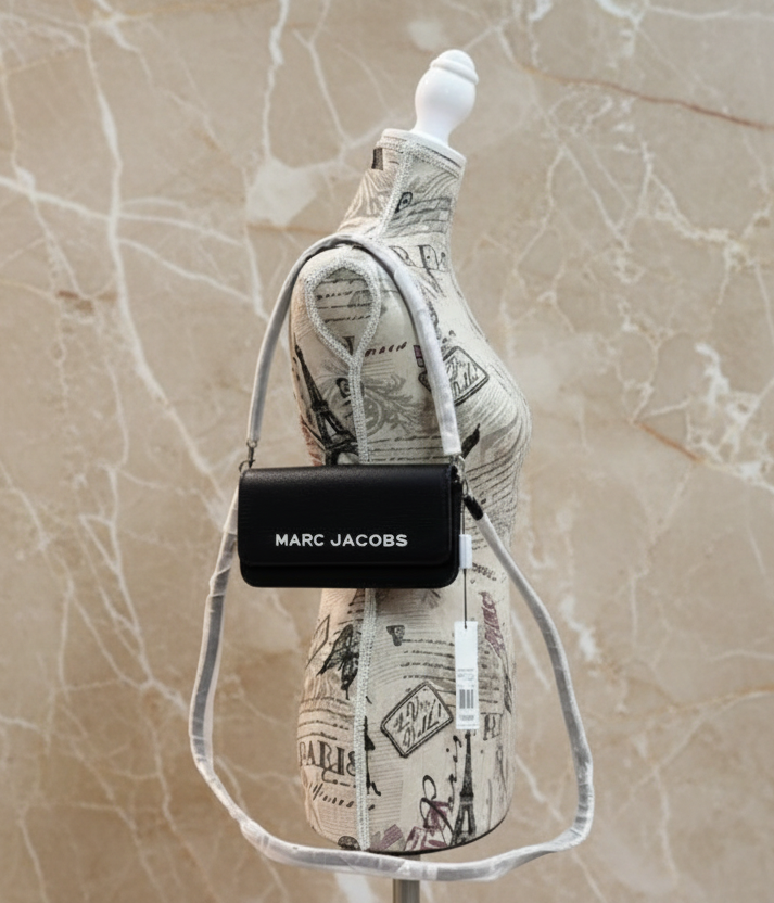 MARC JACOBS 3 IN 1 MINI SHOULDER BAG/CROSSBODY/CLUTCH - BLACK
