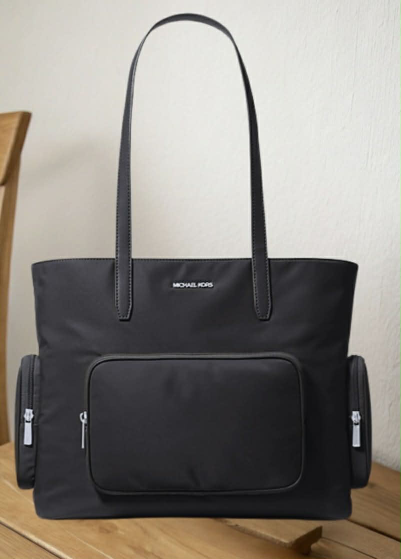 MICHAEL KORS KHAI LAPTOP TOTE - LARGE - BLACK