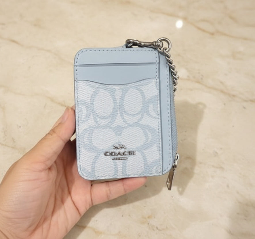 COACH ZIP CARD CASE