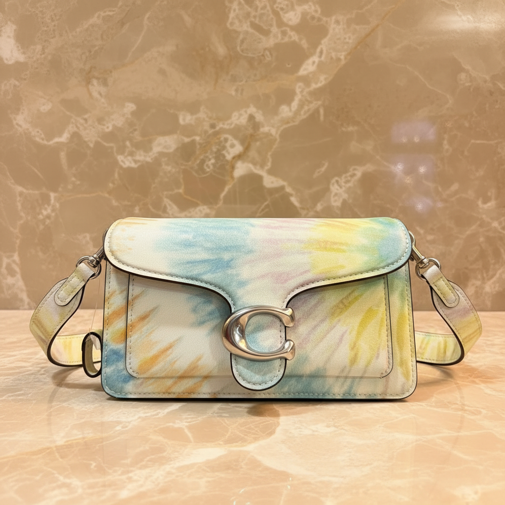 COACH TABBY 20 TIE DYE PRINT SHOULDER BAG/CROSSBODY BAG