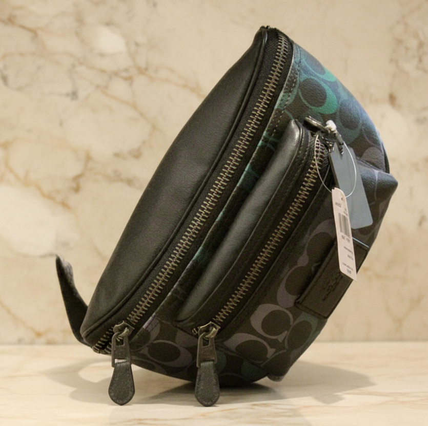 حقيبة خصر/حقيبة صدر من كوتش ويستواي - أخضر جرافيتي